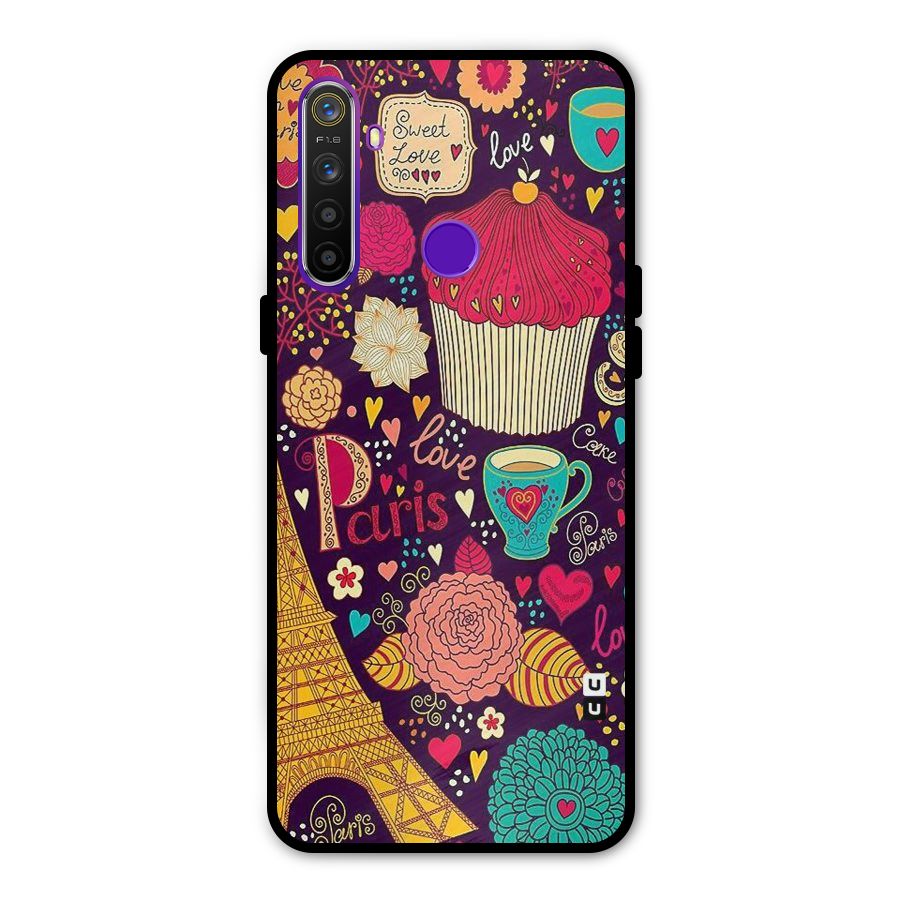 Sweet Love Metal Back Case for Realme 5i