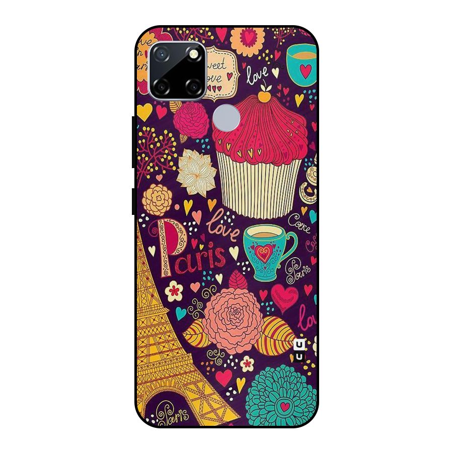 Sweet Love Metal Back Case for Realme Narzo 20