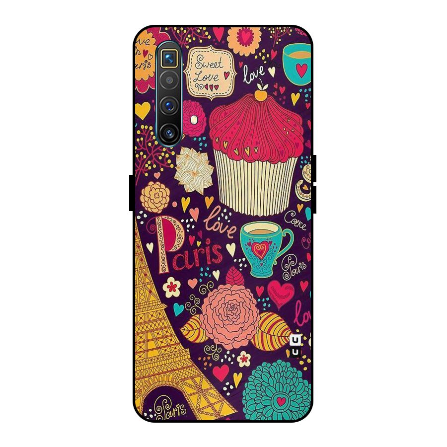 Sweet Love Metal Back Case for Realme X3 SuperZoom