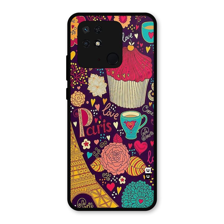 Sweet Love Metal Back Case for Redmi 10