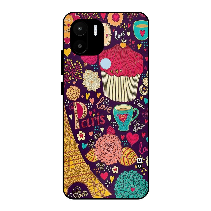 Sweet Love Metal Back Case for Redmi A1+