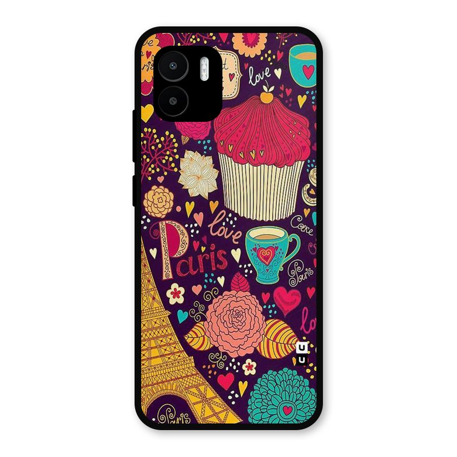 Sweet Love Metal Back Case for Redmi A1