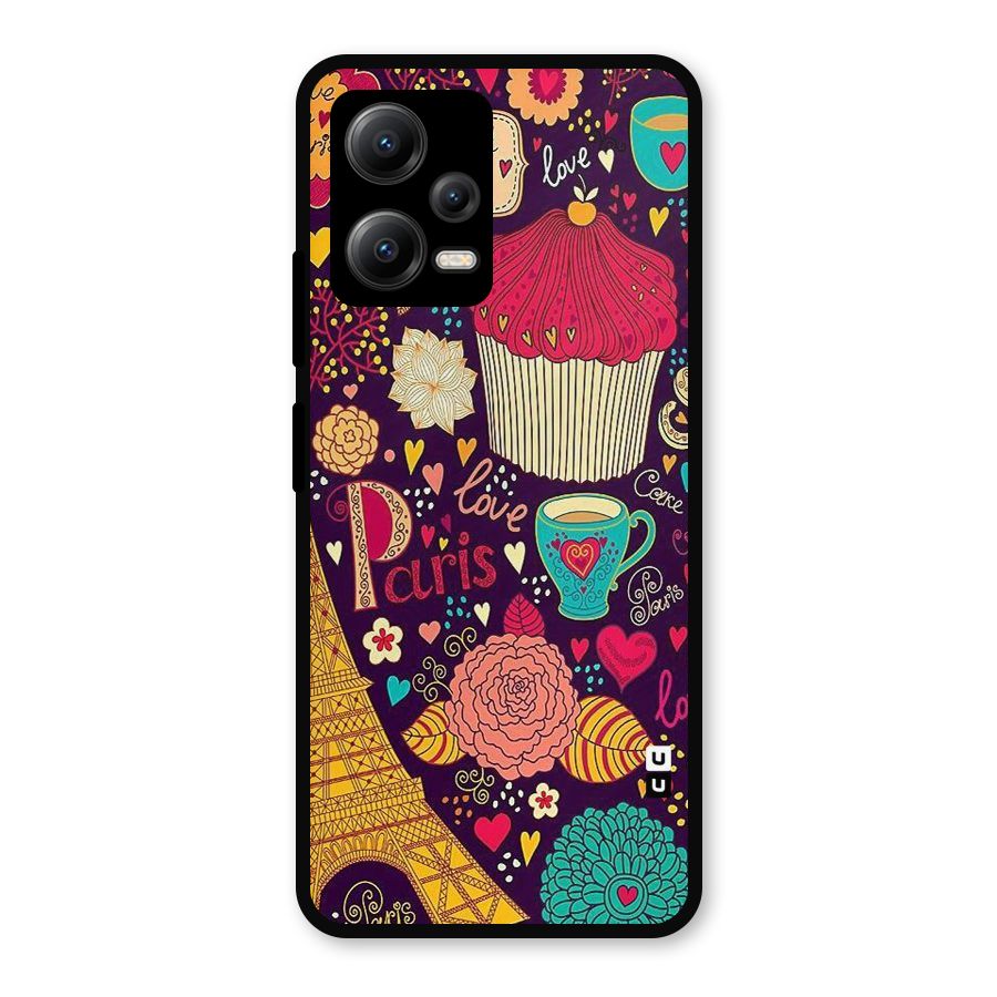 Sweet Love Metal Back Case for Redmi Note 12 5G