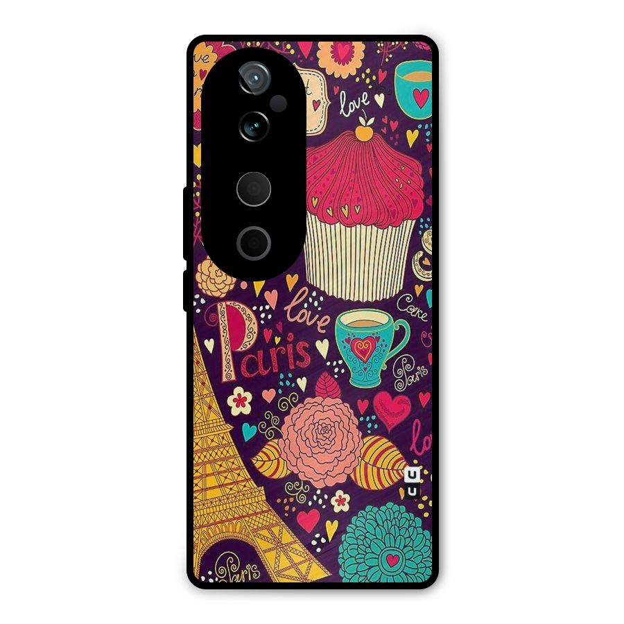 Sweet Love Metal Back Case for Vivo T3 Ultra