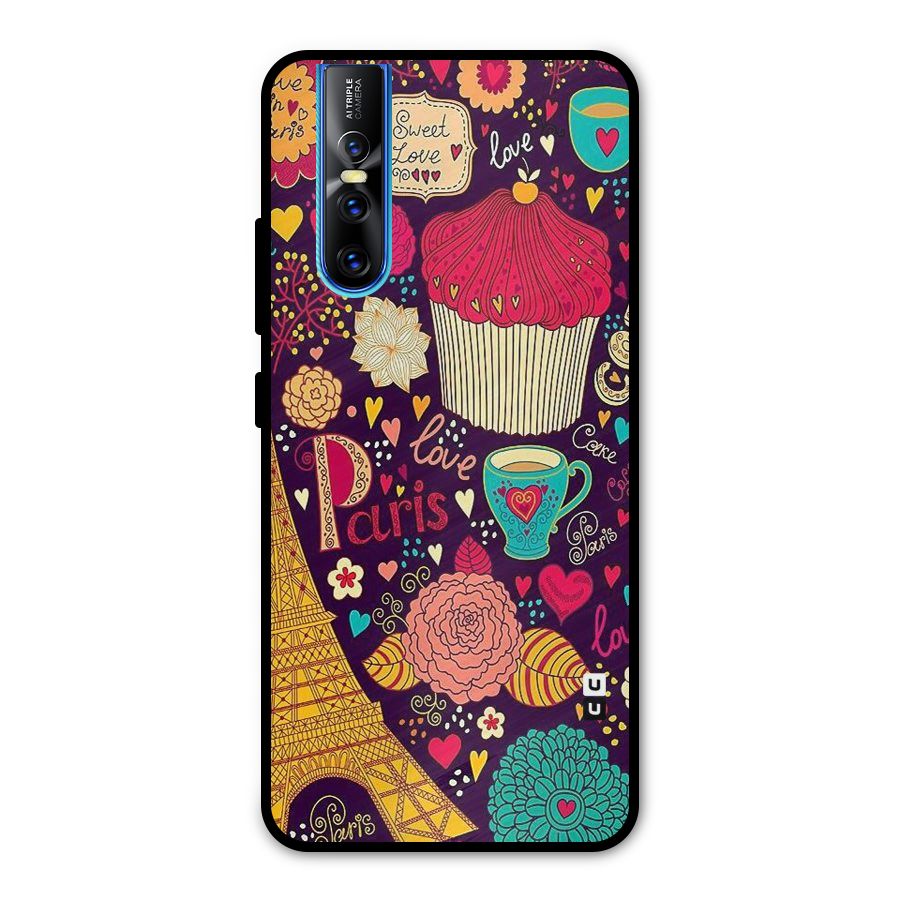 Sweet Love Metal Back Case for Vivo V15 Pro