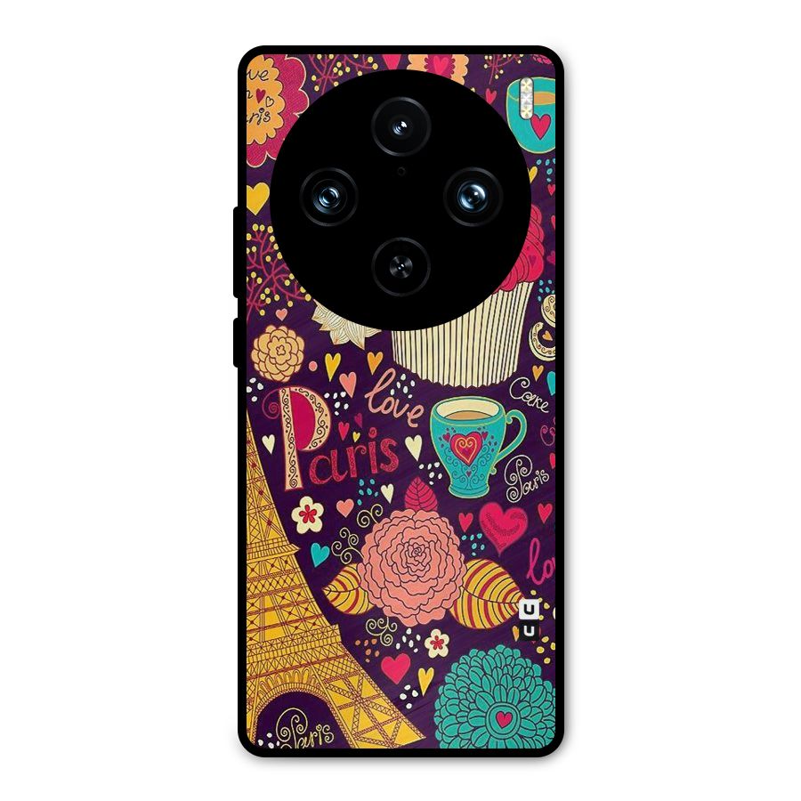 Sweet Love Metal Back Case for Vivo X100 Pro