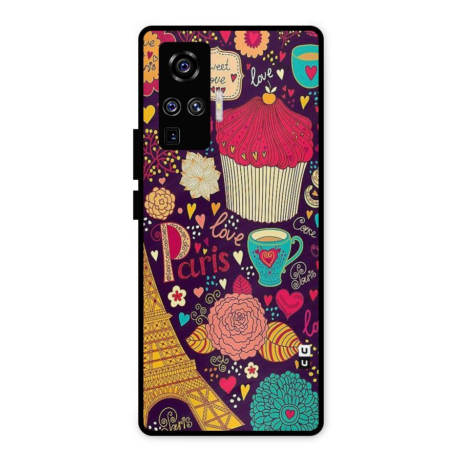 Sweet Love Metal Back Case for Vivo X50 Pro