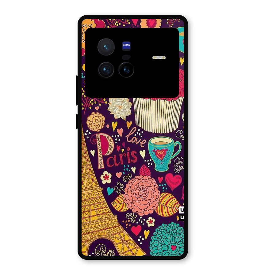 Sweet Love Metal Back Case for Vivo X80