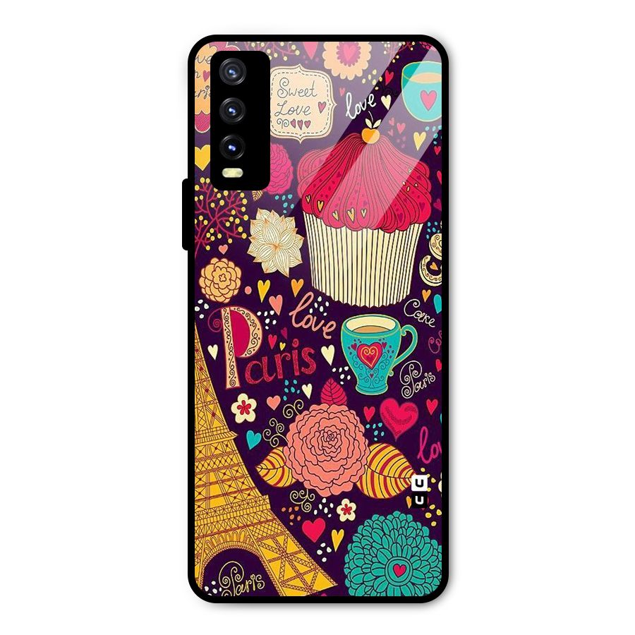 Sweet Love Metal Back Case for Vivo Y20g