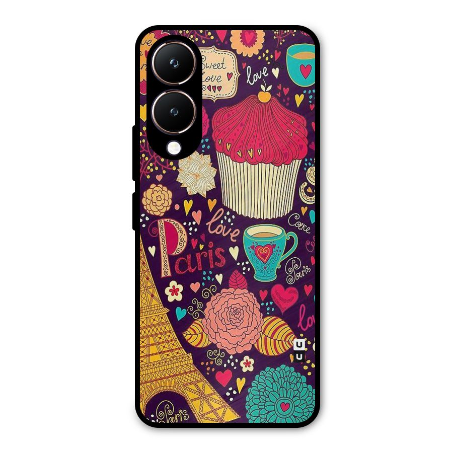 Sweet Love Metal Back Case for Vivo Y28