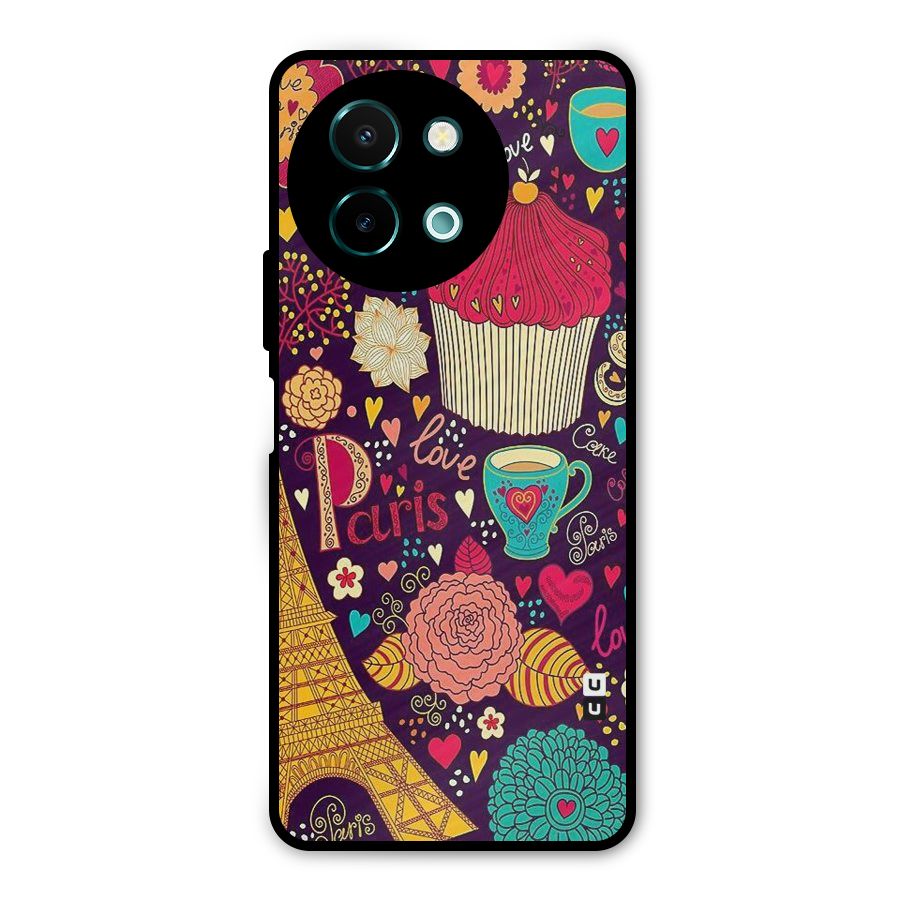 Sweet Love Metal Back Case for Vivo Y58