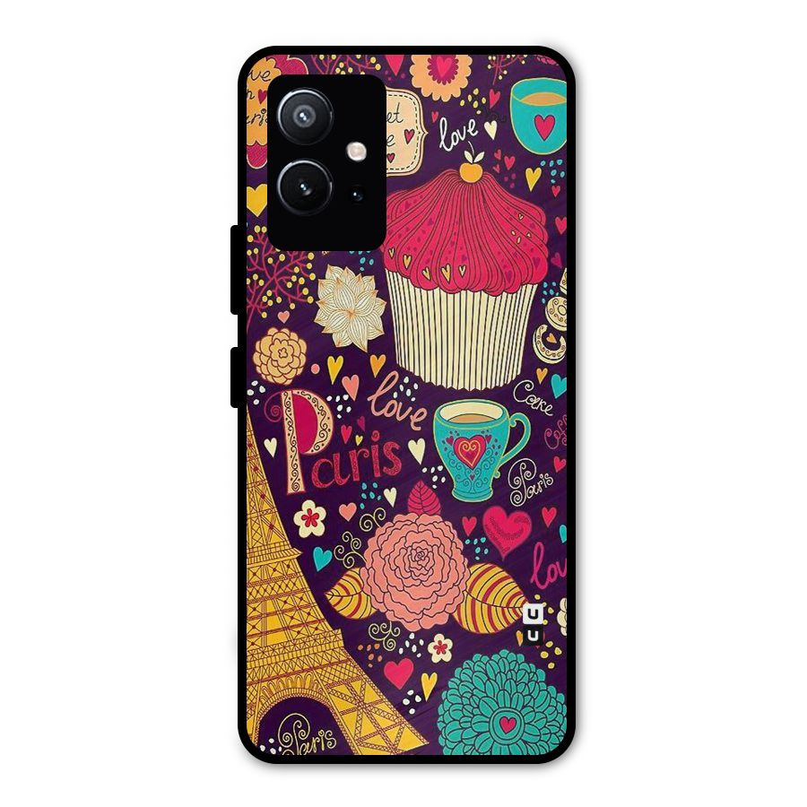 Sweet Love Metal Back Case for Vivo Y75 5G