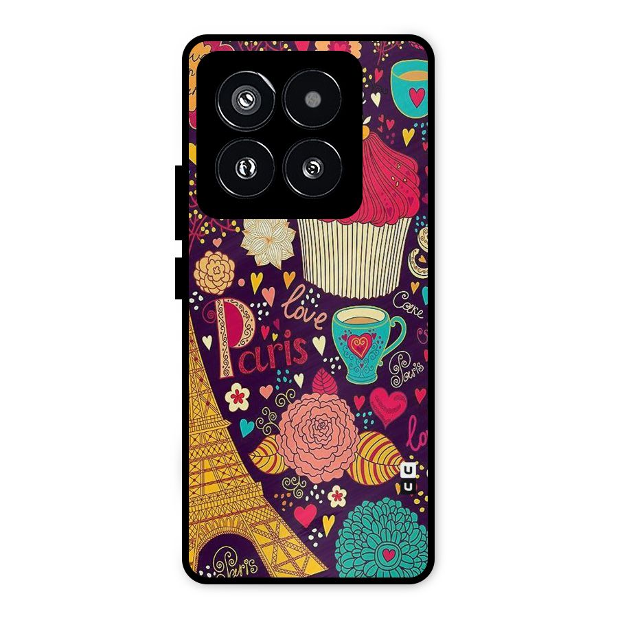 Sweet Love Metal Back Case for Xiaomi 14 Pro