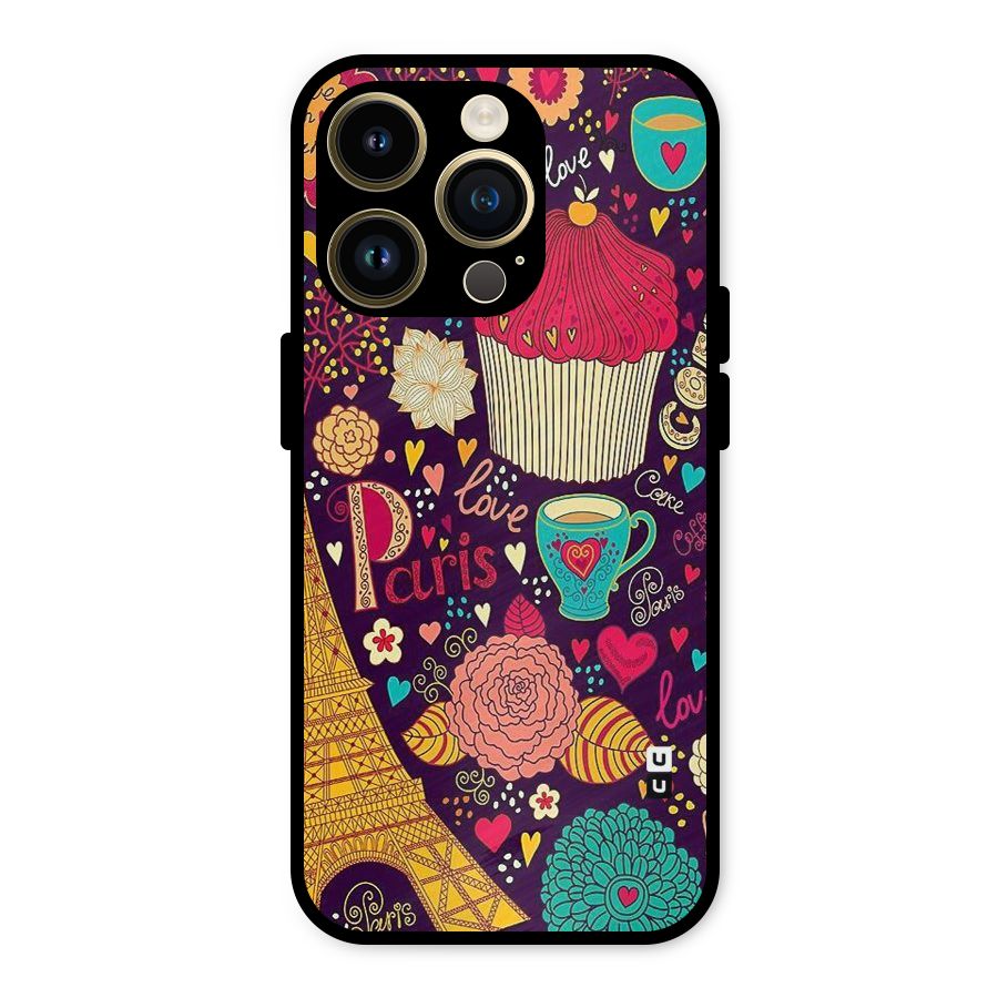 Sweet Love Metal Back Case for iPhone 14 Pro