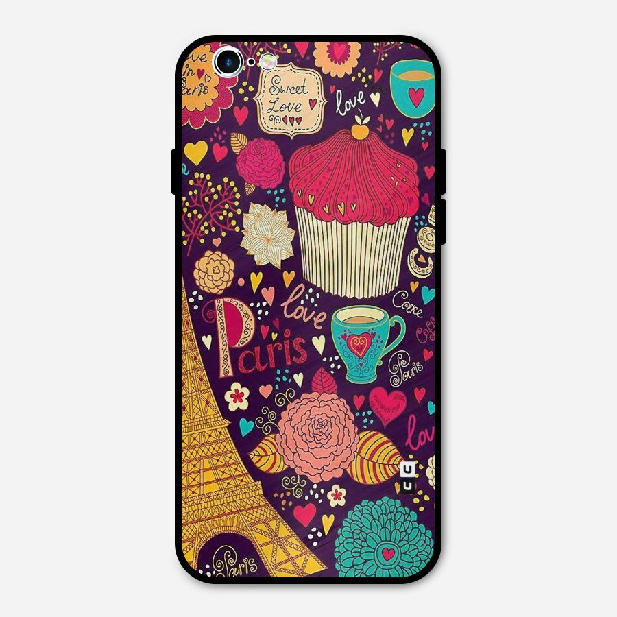 Sweet Love Metal Back Case for iPhone 6 6s