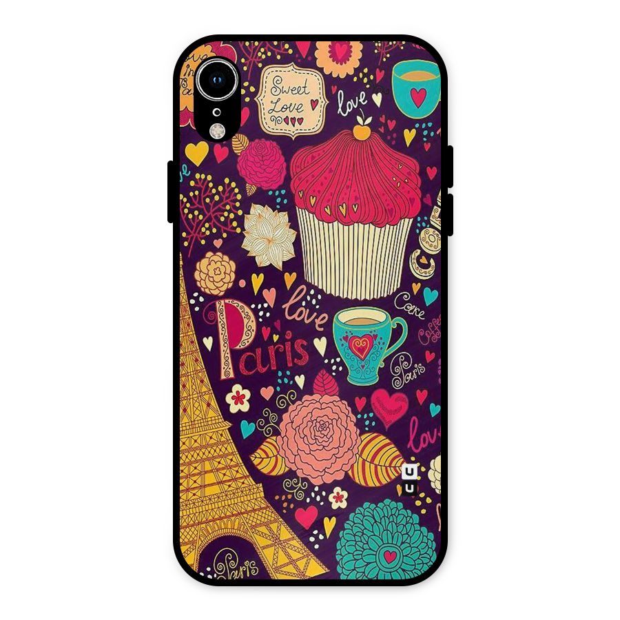 Sweet Love Metal Back Case for iPhone XR