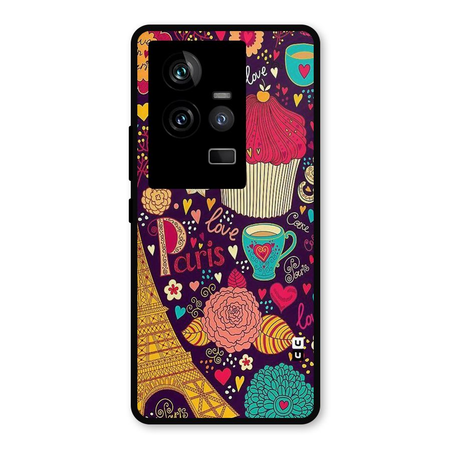 Sweet Love Metal Back Case for iQOO 11 5G