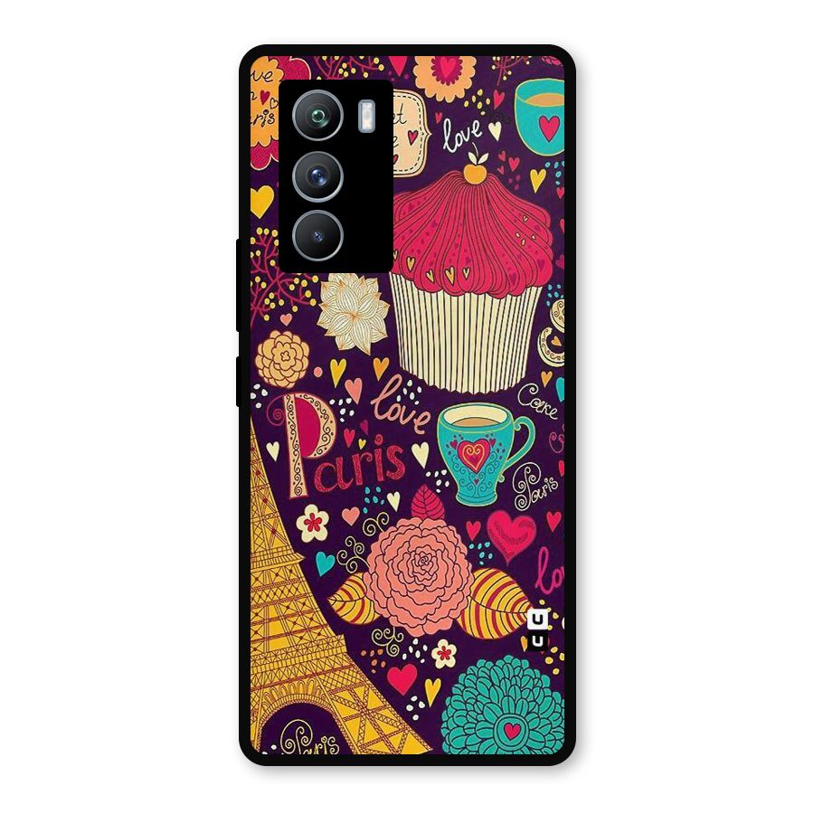 Sweet Love Metal Back Case for iQOO 9 SE