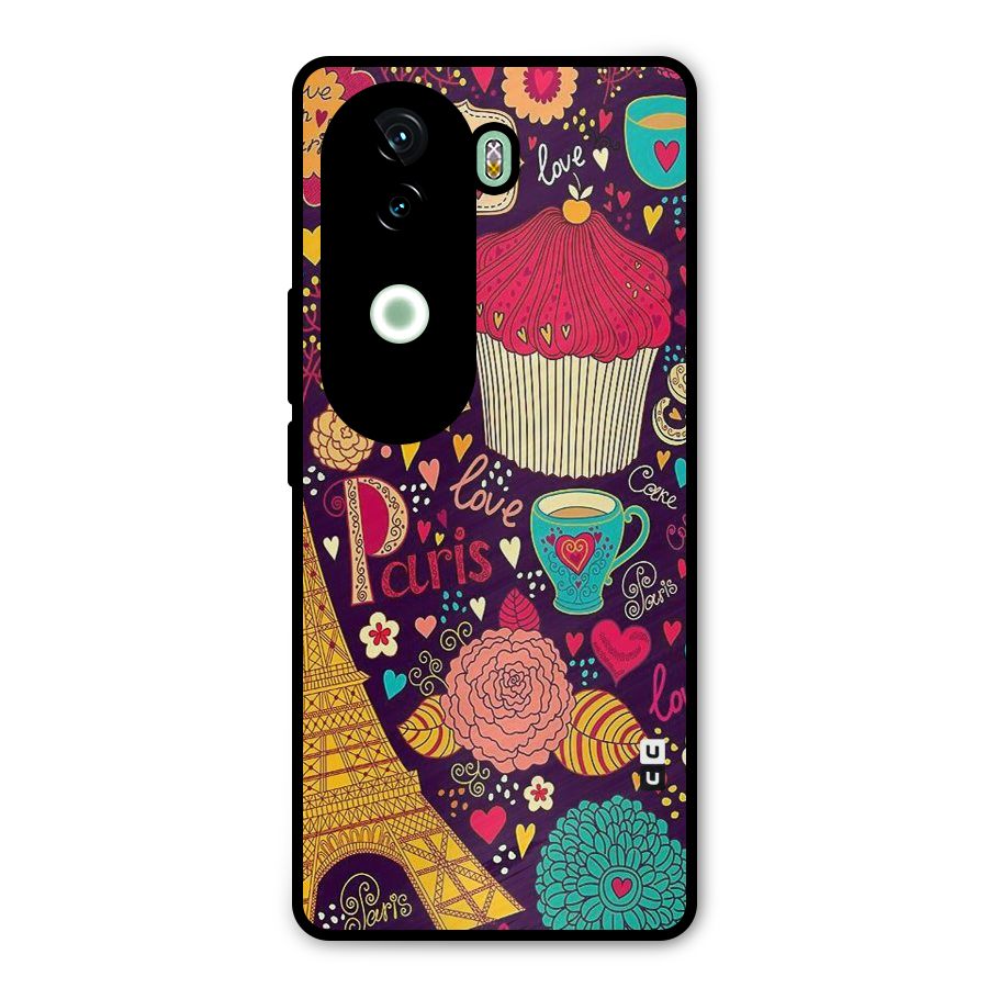 Sweet Love Metal Back Case for iQOO Z9s