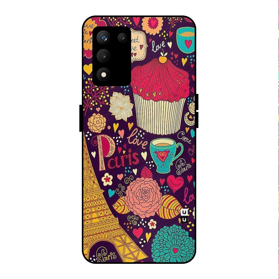 Sweet Love Metal Back Case for realme 9 5G SE