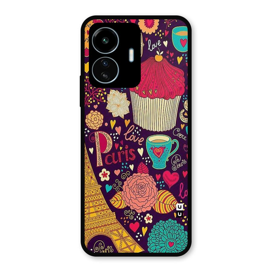 Sweet Love Metal Back Case for vivo iQOO Z6 Lite 5G