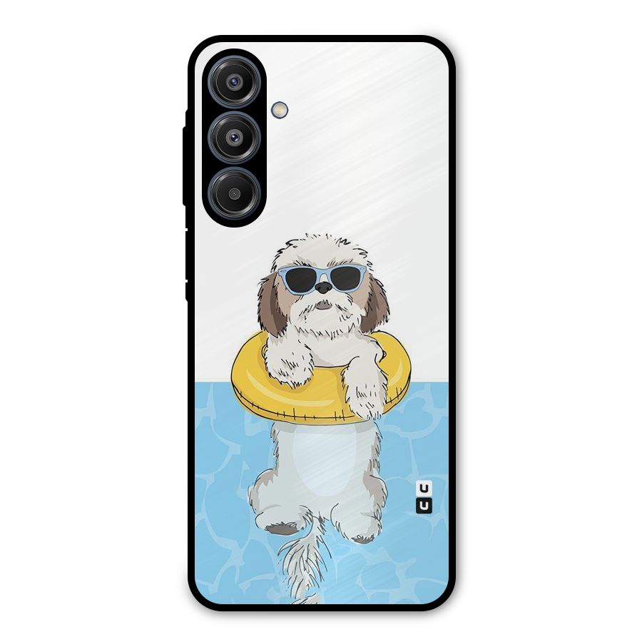 Swimming Doggo Metal Back Case for Galaxy A16 5G