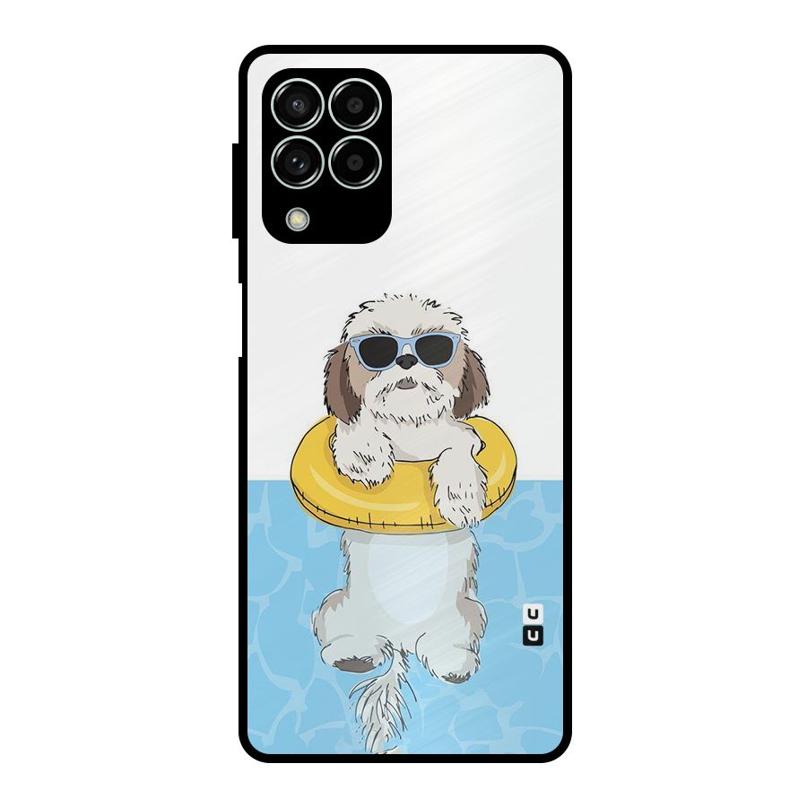 Swimming Doggo Metal Back Case for Galaxy M33