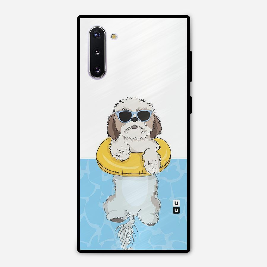 Swimming Doggo Metal Back Case for Galaxy Note 10