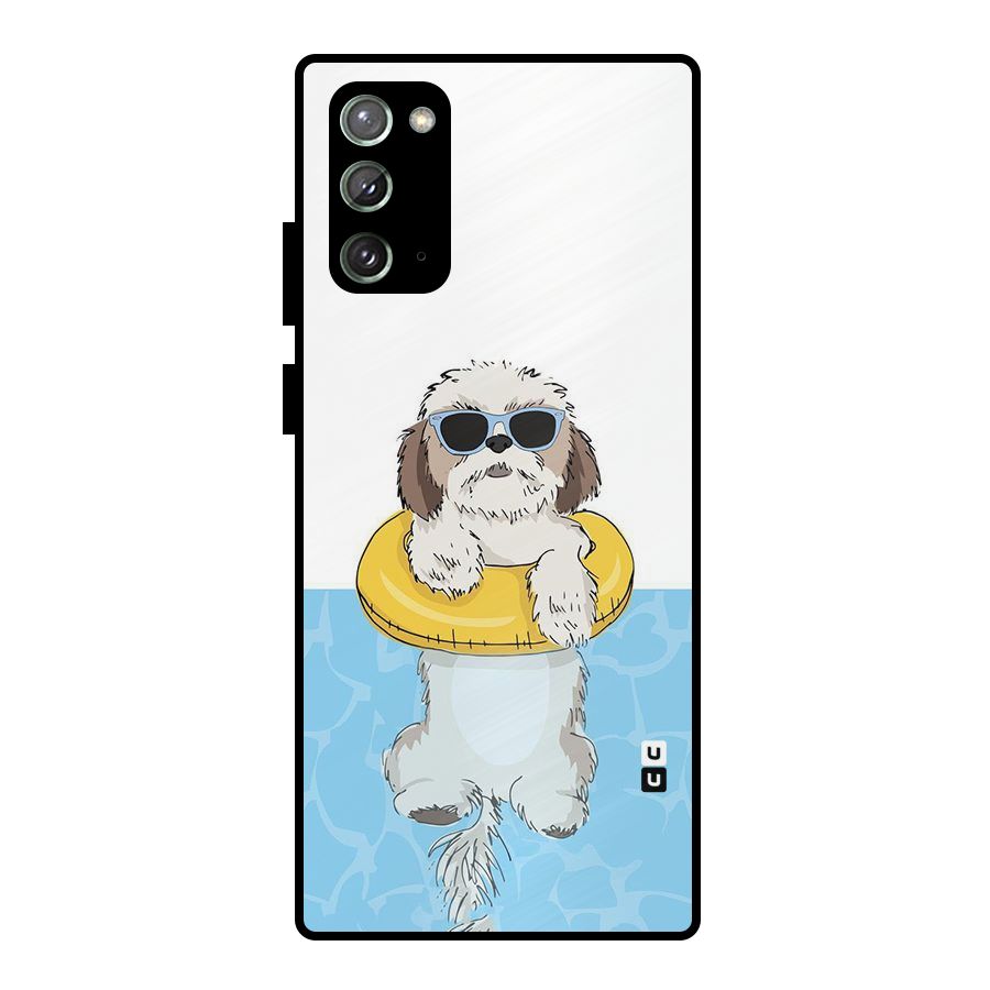 Swimming Doggo Metal Back Case for Galaxy Note 20