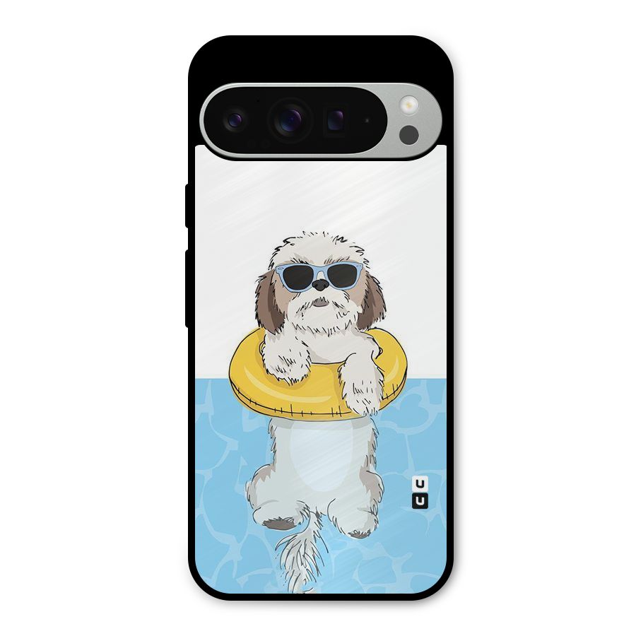 Swimming Doggo Metal Back Case for Google Pixel 9 Pro XL