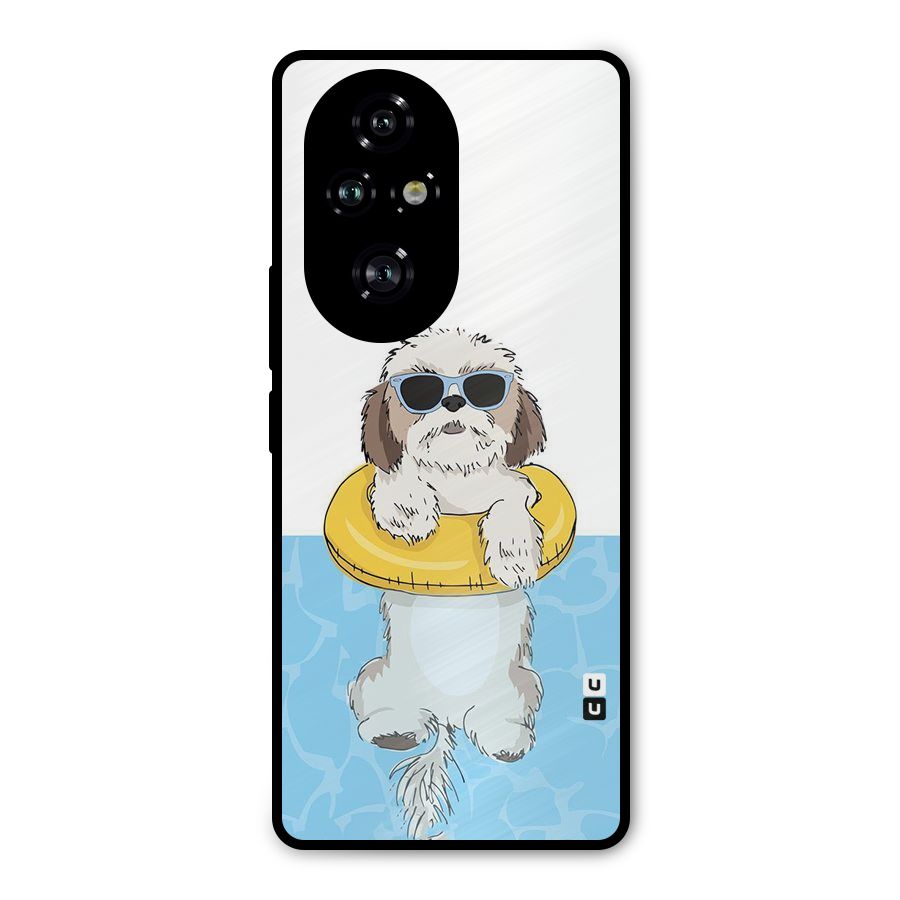 Swimming Doggo Metal Back Case for Honor 200 Pro
