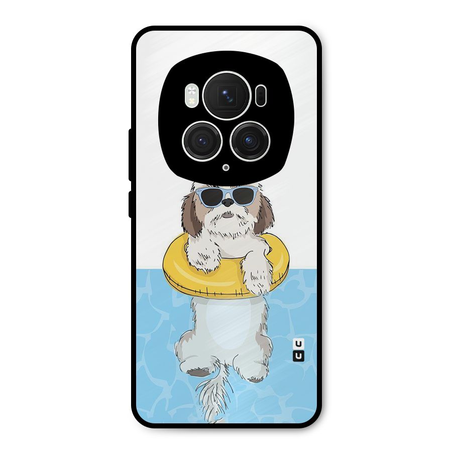 Swimming Doggo Metal Back Case for Honor Magic6 Pro