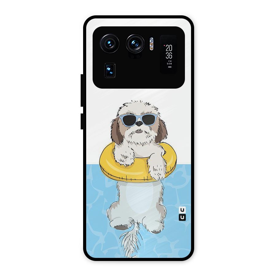 Swimming Doggo Metal Back Case for Mi 11 Ultra