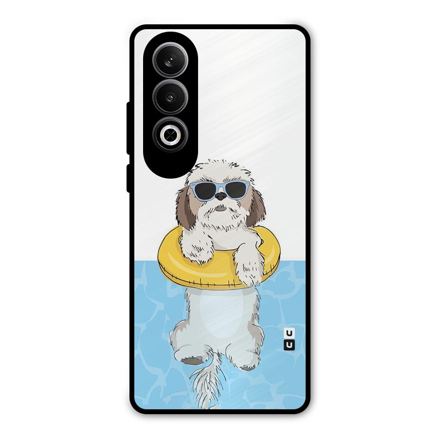 Swimming Doggo Metal Back Case for OnePlus Nord CE4