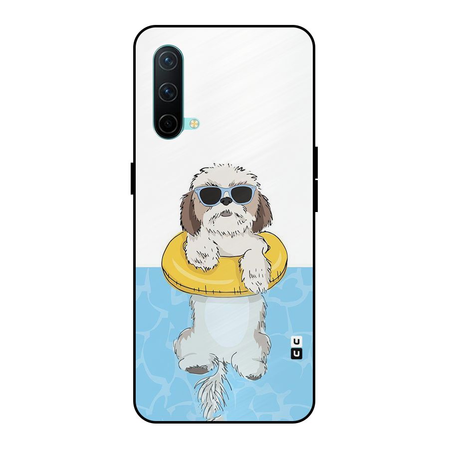 Swimming Doggo Metal Back Case for OnePlus Nord CE 5G