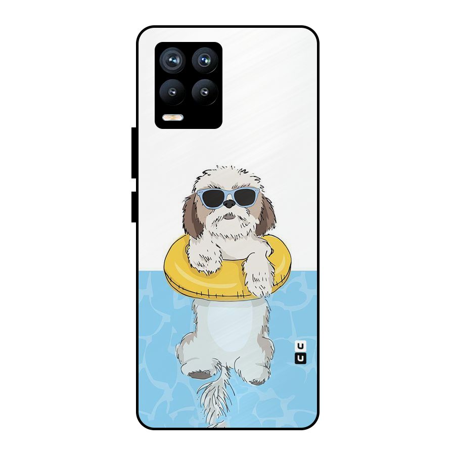 Swimming Doggo Metal Back Case for Realme 8 Pro
