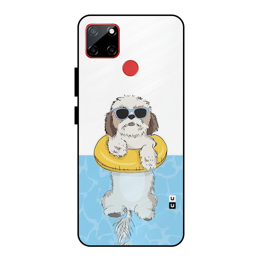 Swimming Doggo Metal Back Case for Realme C12