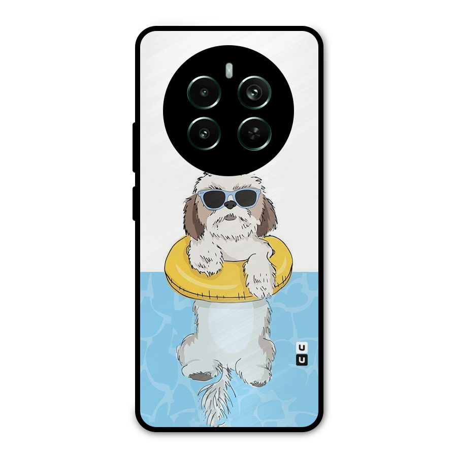 Swimming Doggo Metal Back Case for Realme Narzo 70 Pro