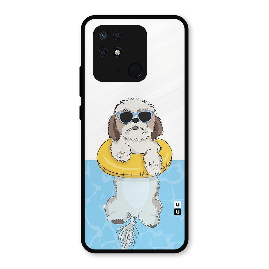 Swimming Doggo Metal Back Case for Redmi 10