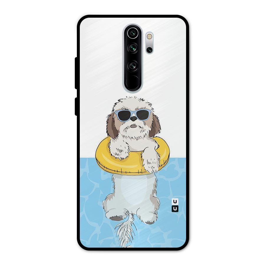 Swimming Doggo Metal Back Case for Redmi Note 8 Pro