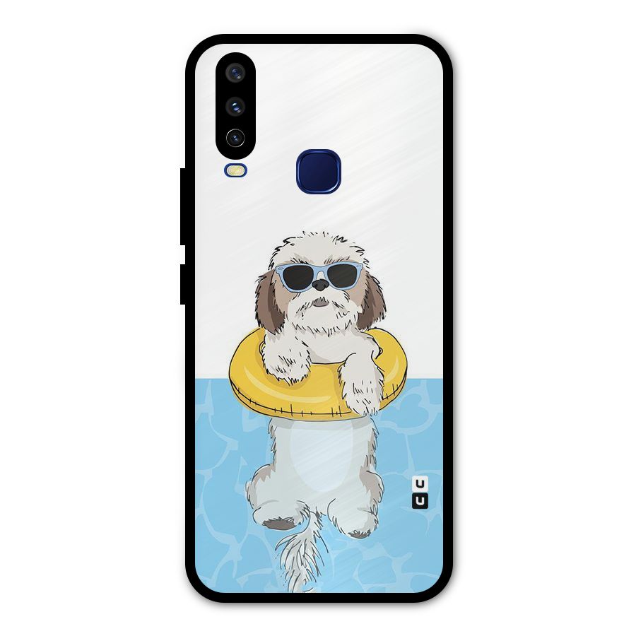 Swimming Doggo Metal Back Case for Vivo V17