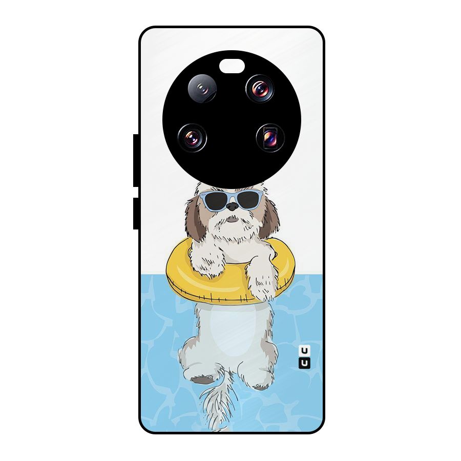 Swimming Doggo Metal Back Case for Xiaomi 13 Ultra