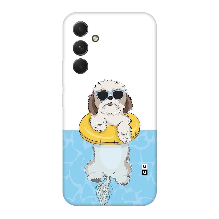 Swimming Doggo Original Polycarbonate Back Case for Galaxy A54