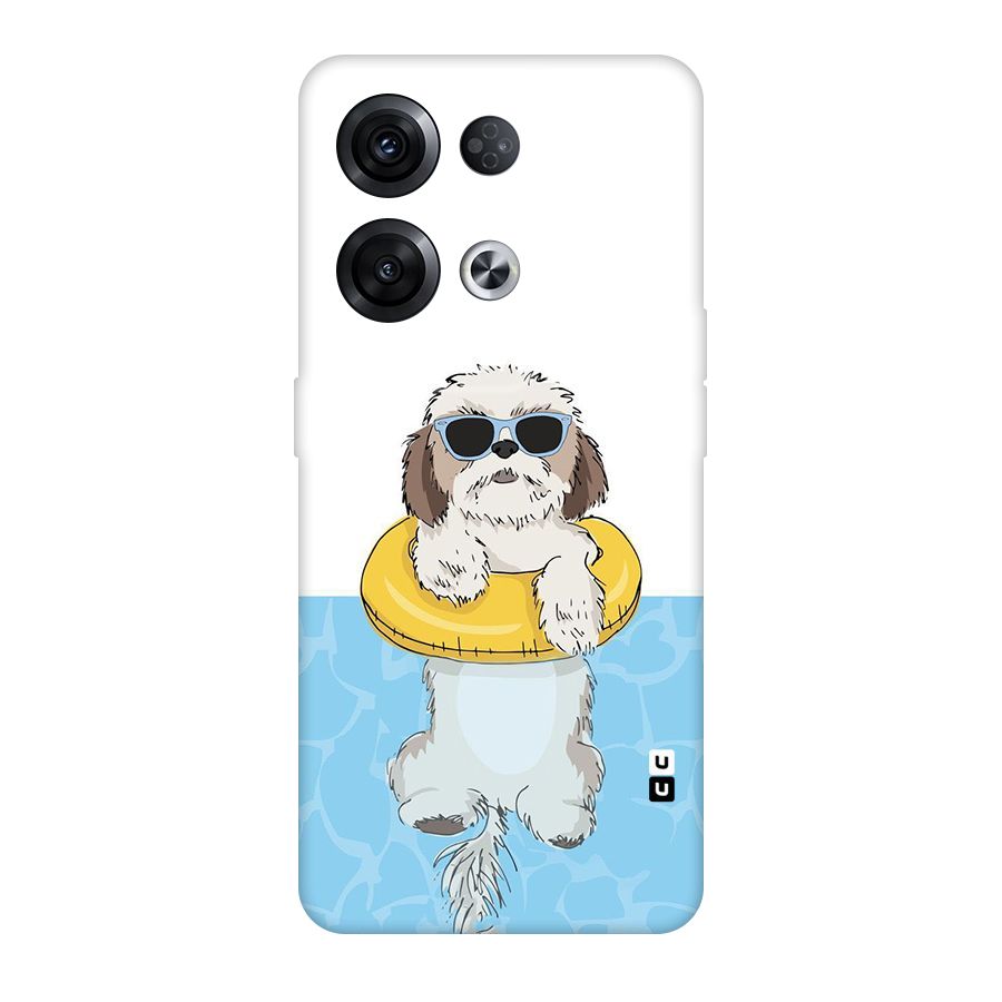 Swimming Doggo Original Polycarbonate Back Case for Oppo Reno8 Pro 5G