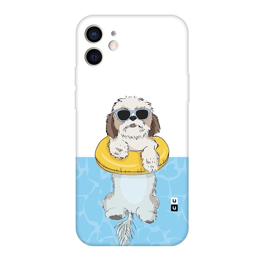 Swimming Doggo Original Polycarbonate Back Case for iPhone 12