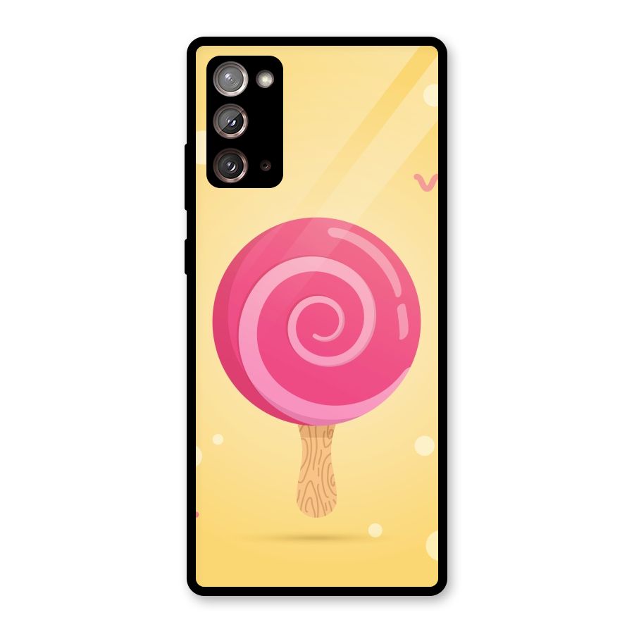 Swirl Ice Cream Glass Back Case for Galaxy Note 20