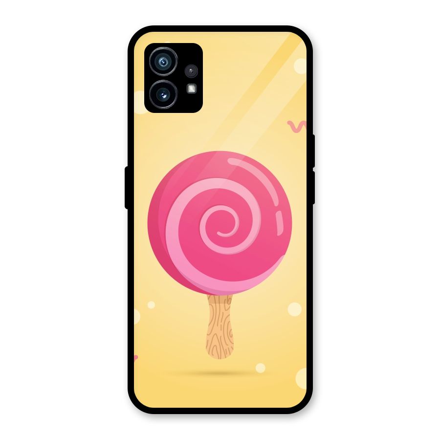 Swirl Ice Cream Glass Back Case for Nothing Phone 1