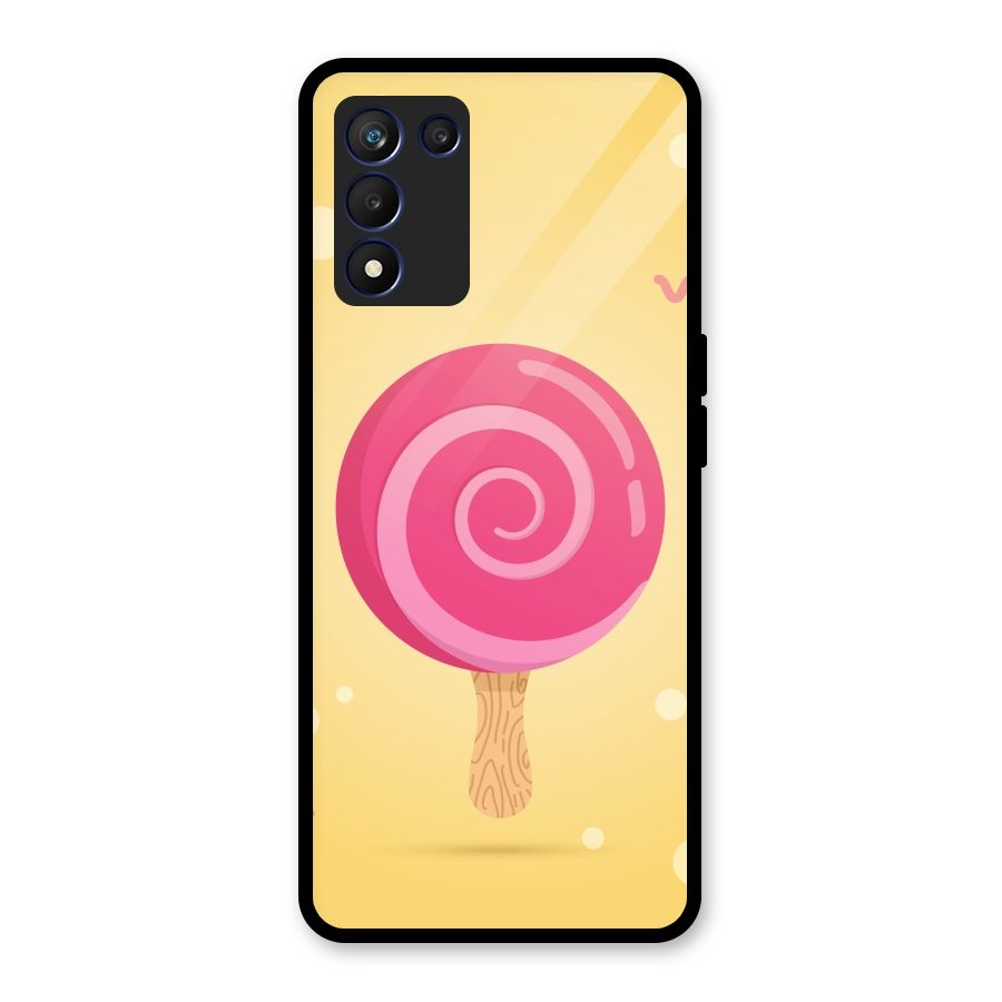 Swirl Ice Cream Glass Back Case for Realme 9 5G Speed