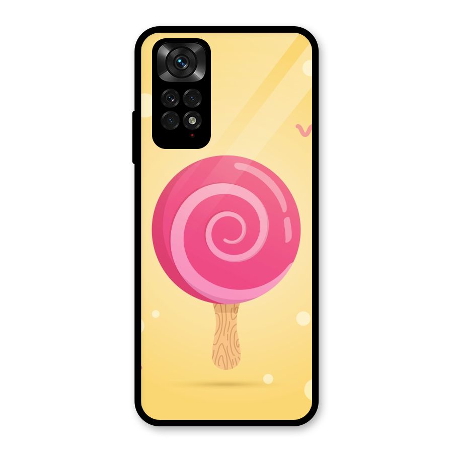 Swirl Ice Cream Glass Back Case for Redmi Note 11S