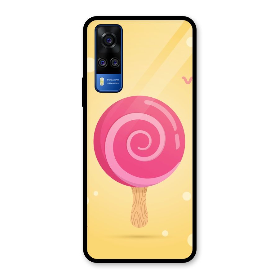 Swirl Ice Cream Glass Back Case for Vivo Y31